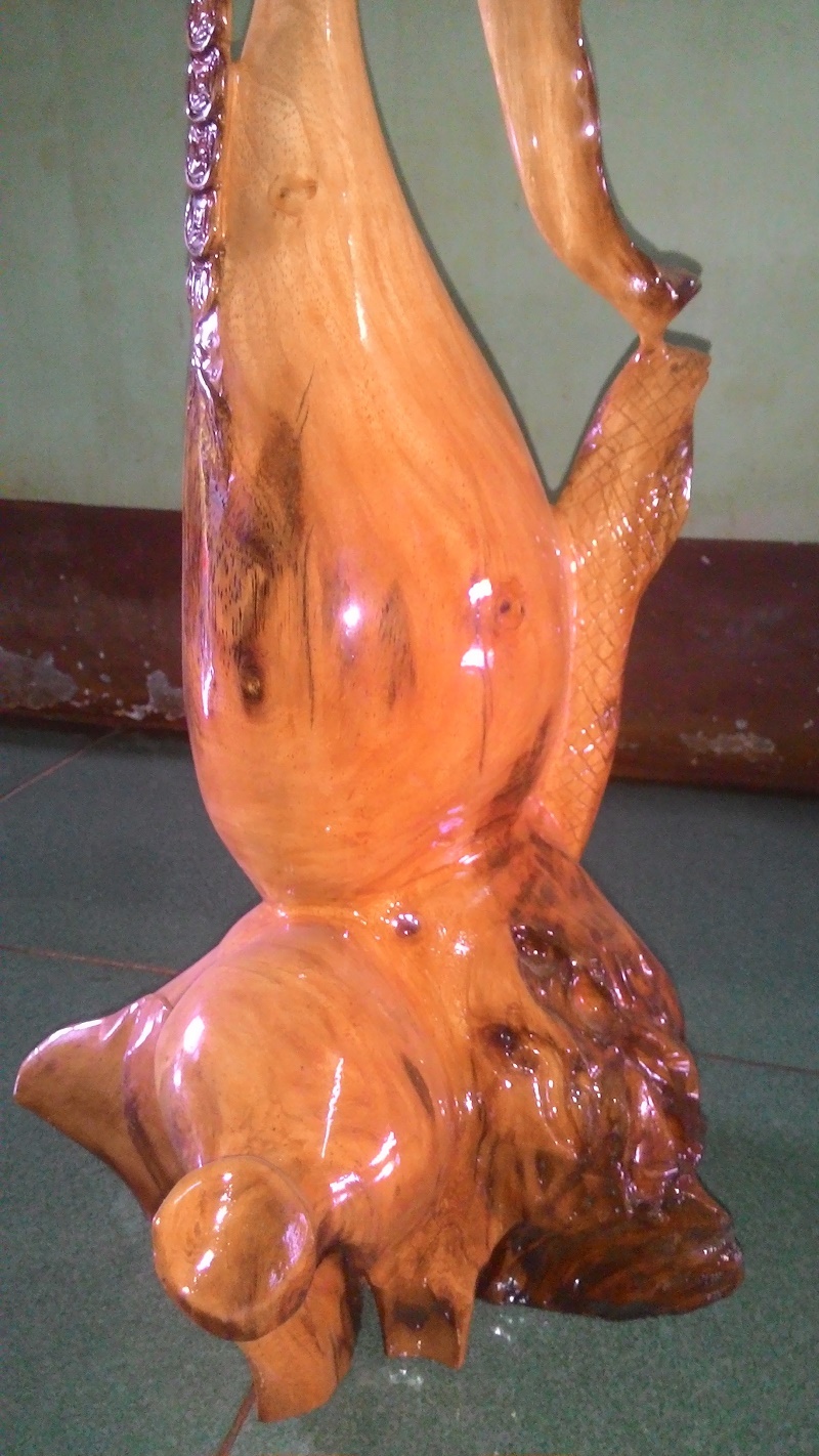 bình gỗ nghệ thuật