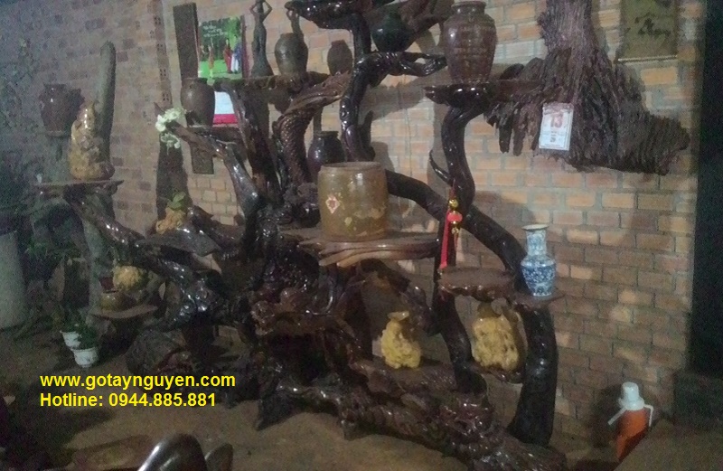 Bộ Tứ linh gỗ hương
