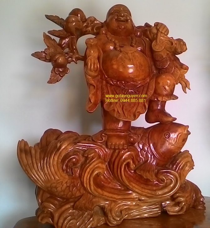 Phật Di Lặc cưỡi cá chép