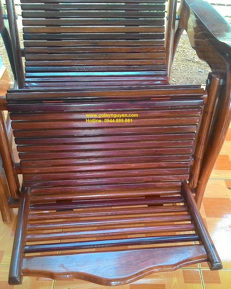 Ghế xếp gỗ hương