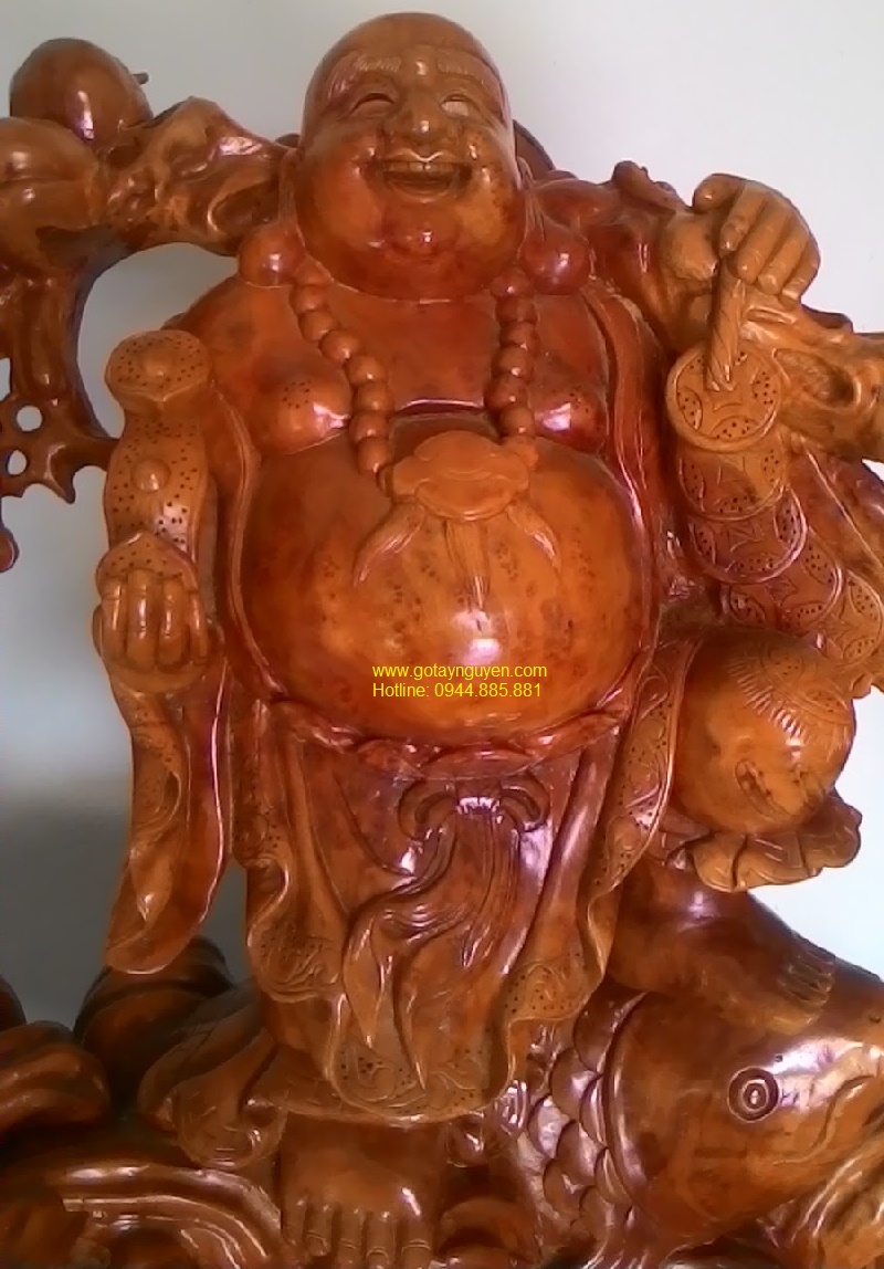 Phật Di Lặc cưỡi cá chép